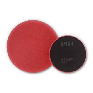 GYEON Q²M Rotary Cutting Pad red - Polierpad rot  Ø 85 mm 2 Stück