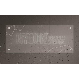 GYEON LED Schild Typ 1 "Gyeon Certified Detailer" 100 cm x 40 cm