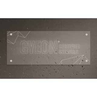 GYEON LED Schild Typ 1 "Gyeon Certified Detailer" 100 x 40 cm