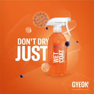 GYEON Canvas Wall Banner "Dont dry just WetCoat" 100 x 100 cm
