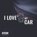 GYEON Canvas Wall Banner "I love 2 G my car"
