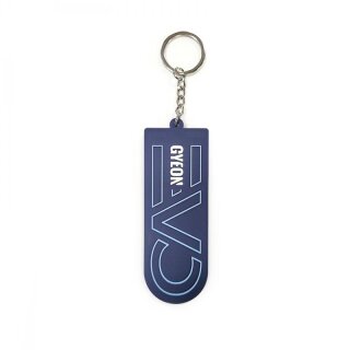 GYEON rubber key ring "EVO navy blue"